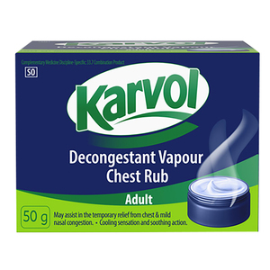 KARVOL DECONGESTANT CHEST RUB ADULT 50G