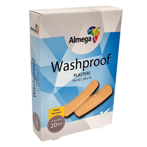 PLASTERS ASSORTED WASHPROOF ALMEGA 20~