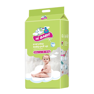 HI BABY PULL-UPS DIAPERS LRG 8-12KG  50