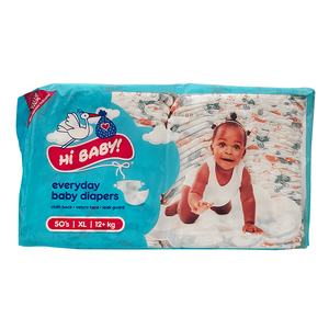 HI BABY EVERYDAY DIAPERS XL 12KG+ 50