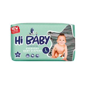 HI BABY EVERYDAY DIAPERS LRG 8-12KG  50