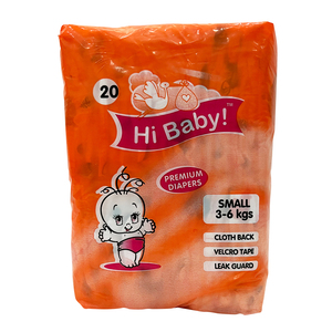 HI BABY EVERYDAY DIAPERS SML 3-6KG 20