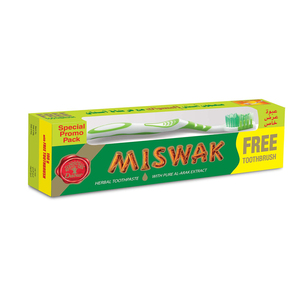 MISWAK TOOTHPASTE 190G + TOOTHBRUSH