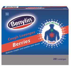 BENYLIN COUGH LOZENGES BERRIES 20