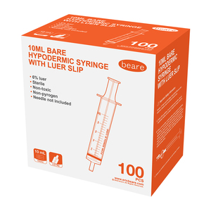 SYRINGE  10ML LUER SLIP BEARE 100~