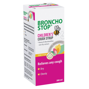 BRONCHOSTOP CHILDRENS COUGH SYRUP 200ML