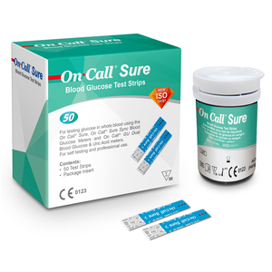 ON CALL SURE GLUCOSE TEST STRIPS 50's