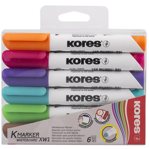 KORES K-MARKER WHITEBRD MARKER BULLET 6~