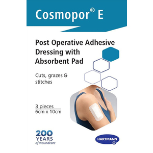 COSMOPOR E 6CM X 10CM 3'S