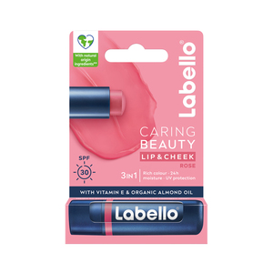 LABELLO LIP CARE ROSE-NUDE 3 IN 1 4.8G
