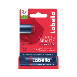 LABELLO LIP CARE BEAUTY RED 3IN 1 4.8G