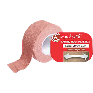 FABRIC PLASTER ROLL 50MMX1M CLINIHEALT 1