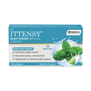ITTENSY BLAST CENTRE MENTHOL LOZENGES 16