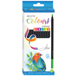 IWRITE ARTIST COLOURING PENCILS 12's