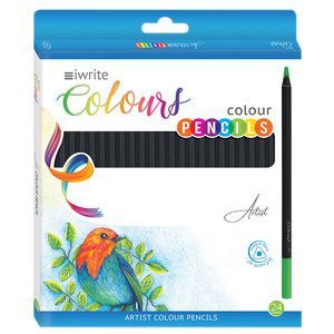 IWRITE ARTIST COLOURING PENCILS 24's