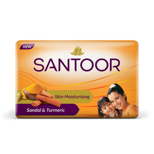 SANTOOR SOAP TURMERIC & SANDALWOOD 9OG