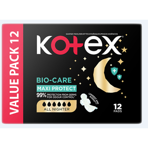KOTEX MAXI BIO CARE NIGHT 12