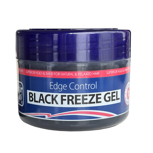 HAIR GLO EDGE CON FREEZE GEL BLACK 125ML