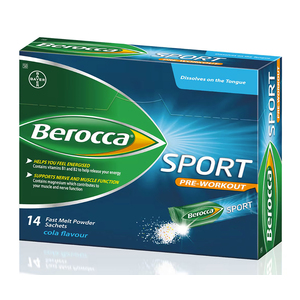 BEROCCA SPORT POWDER SACHETS 14