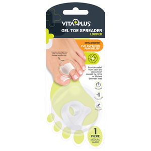 VITAPLUS GEL TOE SPREADER LOOPED M/L 1PC