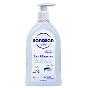 SANOSAN BABY BATH AND SHAMPOO 500ML