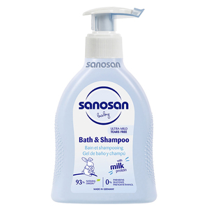 SANOSAN BABY BATH AND SHAMPOO 200ML