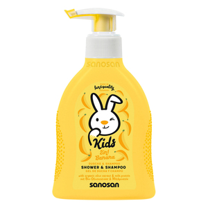 SANOSAN BABY BATH & SHAMPOO BANANA 400ML