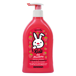 SANOSAN KIDS SHW & SHPO STRAWBERRY 400ML