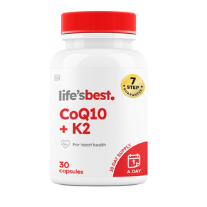 LIFE'S BEST COQ10 + K2 CAPSULES 30