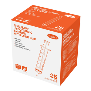 SYRI 60ML 3PARK L/S BARE BLISTER PK 25~