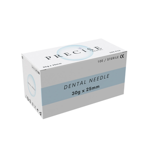 DENTAL NEEDLE PRECISE 30G x 25MM 100's