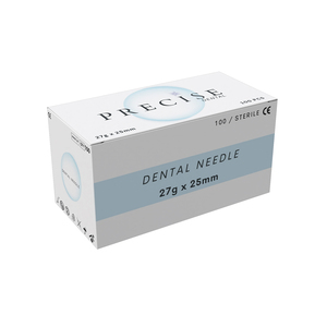 DENTAL NEEDLE PRECISE 27G x 25MM 100's