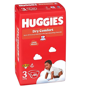 HUGGIES DRY COMFORT NO3 VALUE 6-10KG 46