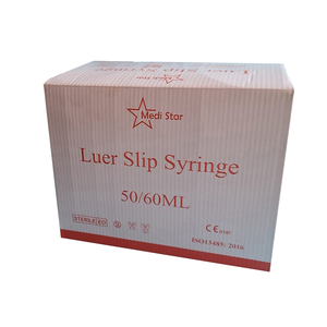 SYRI 50/60ML LUER SLIP MEDISTAR 25's