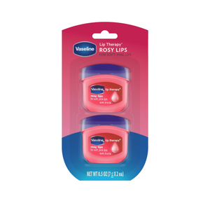 VASELINE LIP THERAPY ROSY TWINPACK 2X7G~