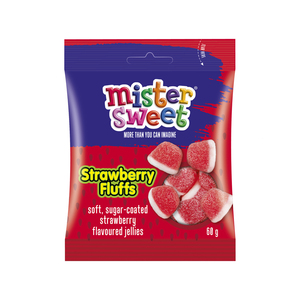 MISTER SWEET STRAWBERRY FLUFFS 60G