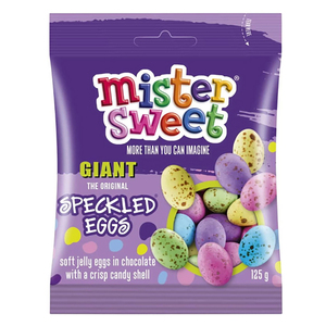 MISTER SWEET GIANT SPECKLED EGGS 125G