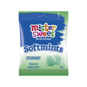 MISTER SWEEET SOFTMINTS SPEARMINT 60G