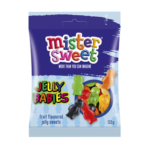 MISTER SWEET JELLY BABIES 125G