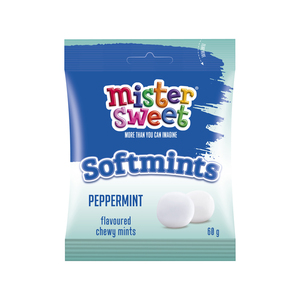 MISTER SWEET SOFTMINTS PEPPERMINT 60G