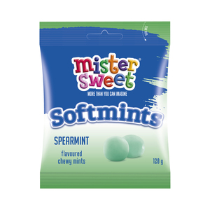 MISTER SWEET SOFTMINTS SPEARMINT 120G