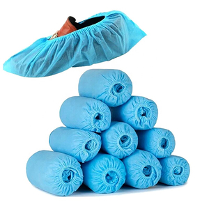 SHOE COVER NON WOVEN BLUE 100`s