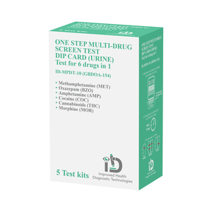 DRUG 6 PANEL TEST ONE STEP DIPCARD 1