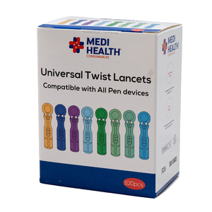 LANCET 26G MEDI HEALTH COLOURED 100~