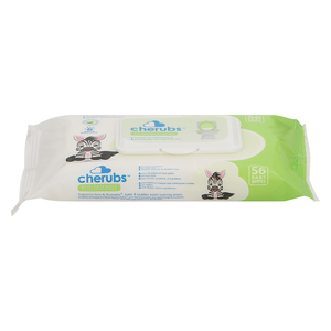 CHERUBS FLUSHABLE WIPES 56 FRAGRA FREE