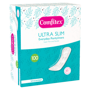 COMFITEX LINERS 100 ULTRA SLIM UNSCENTED