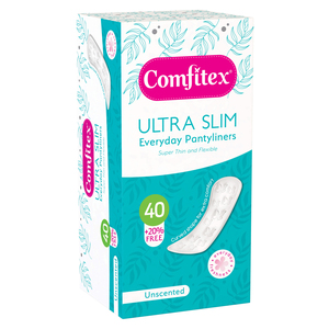 COMFITEX LINERS 40+8 FREE SLIM UNSCENTED