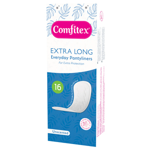 COMFITEX LINERS 16 EXTRA LONG UNSCENTED