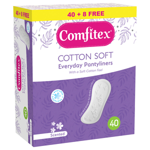 COMFITEX PANTYLINERS 40+8 FREE SCENTED
