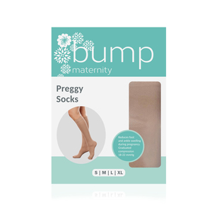 BUMP MATERNITY PREGGY SOCKS MEDIUM